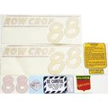 Aftermarket New Complete Yellow Decal Kit fits White / Oliver 88 Rowcrop MAE30-0045